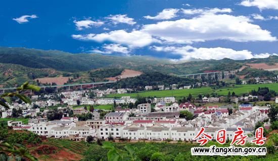 竹房城鎮(zhèn)帶——化龍古城小區(qū)遠眺